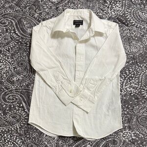 Crewcuts White Button Down Shirt for Kids